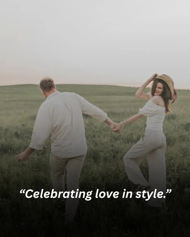 Celebrating love in style.