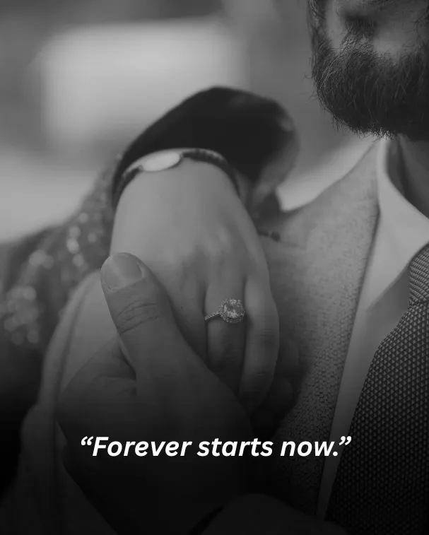 Forever starts now. 💍