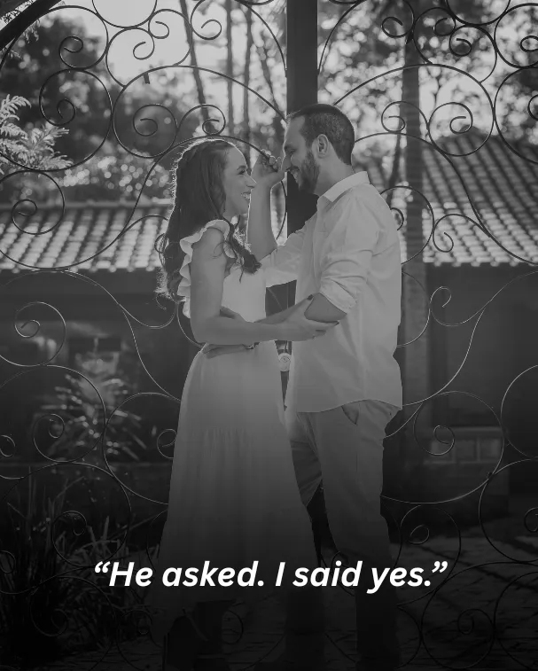 He asked. I said yes.