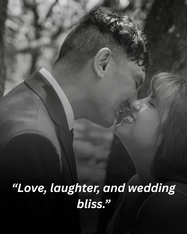 Love, laughter, and wedding bliss.