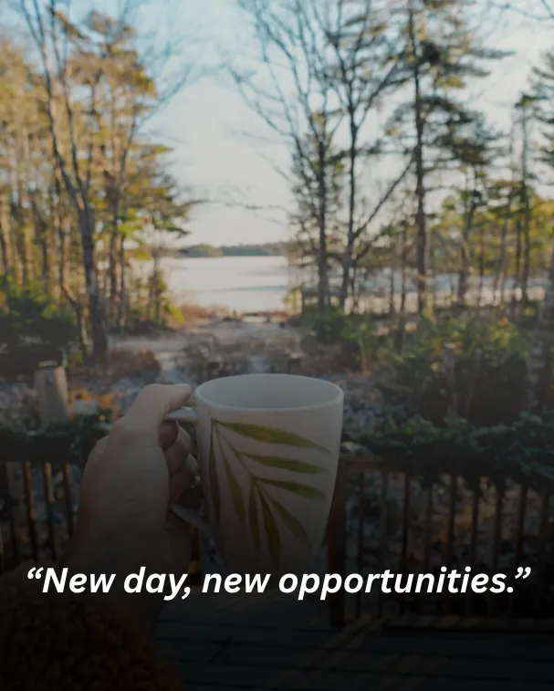 “new day, new opportunities.”