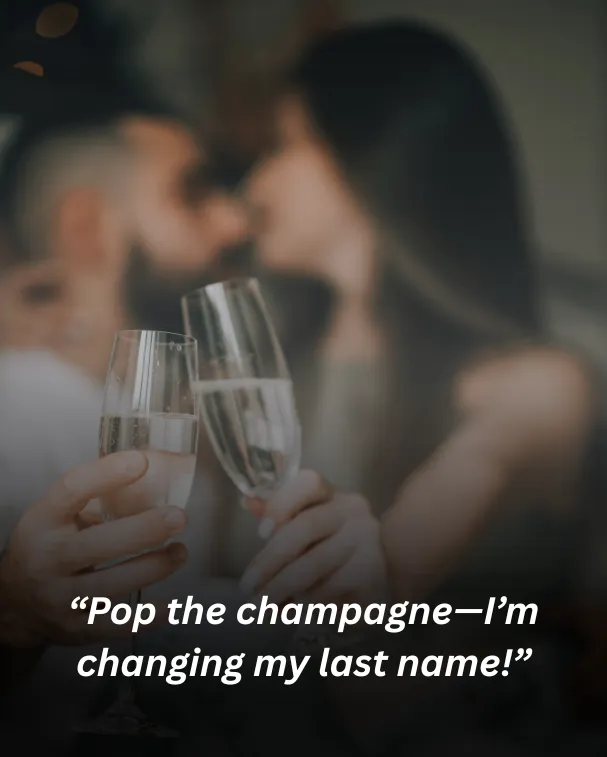 Pop the champagne—I’m changing my last name!
