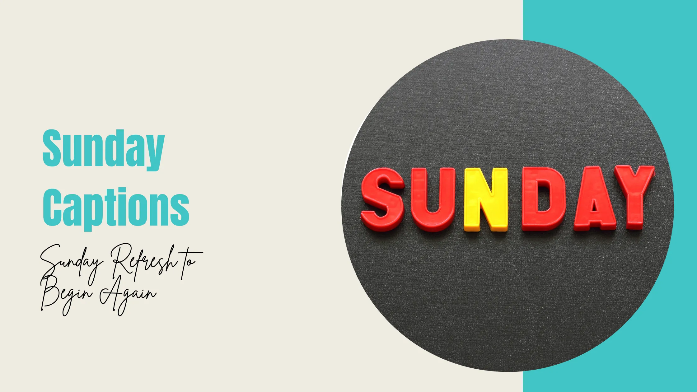 sunday captions