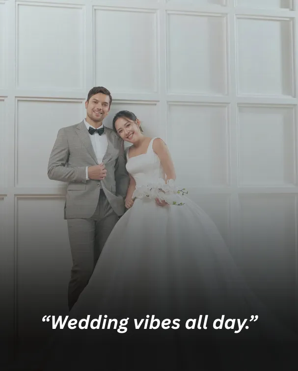 Wedding vibes all day.