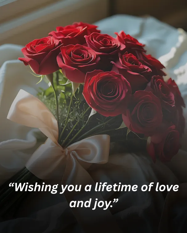 Wishing you a lifetime of love and joy.
