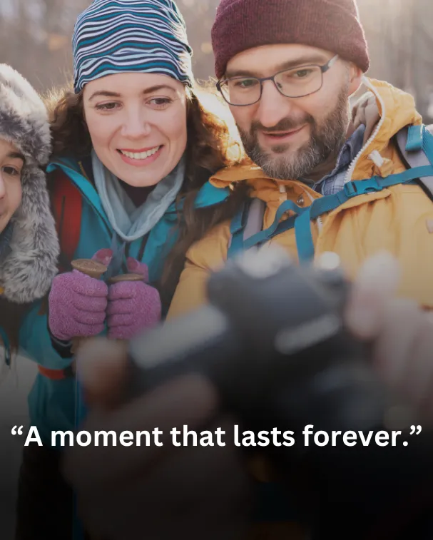 A moment that lasts forever.