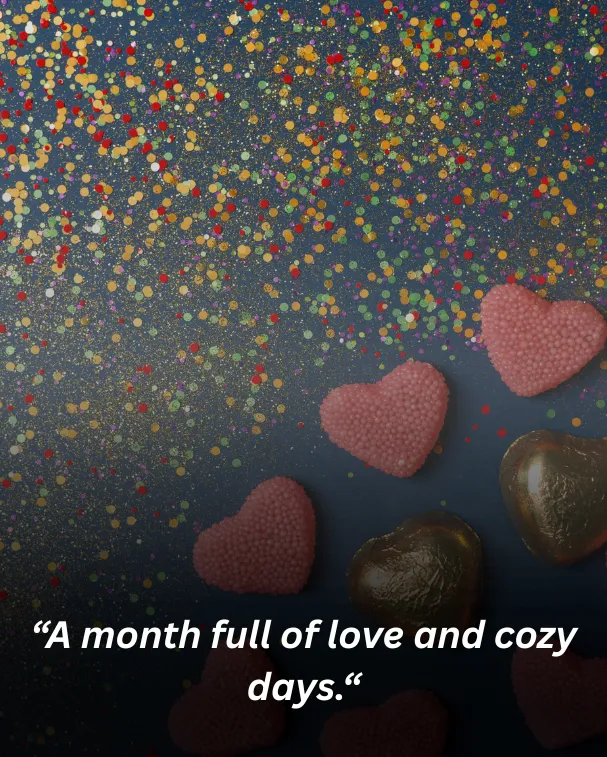 A month full of love and cozy days.