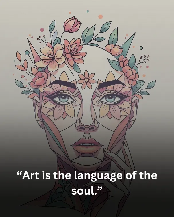 Art is the language of the soul.