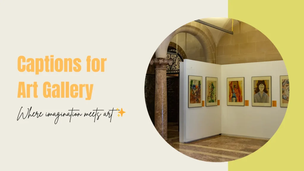 Captions for Art Gallery