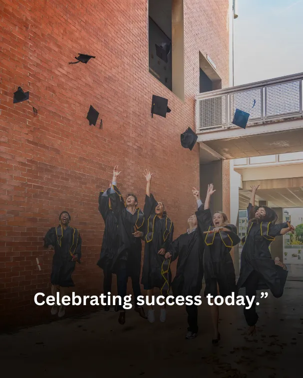 Celebrating success today.