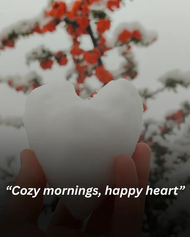 Cozy mornings, happy heart
