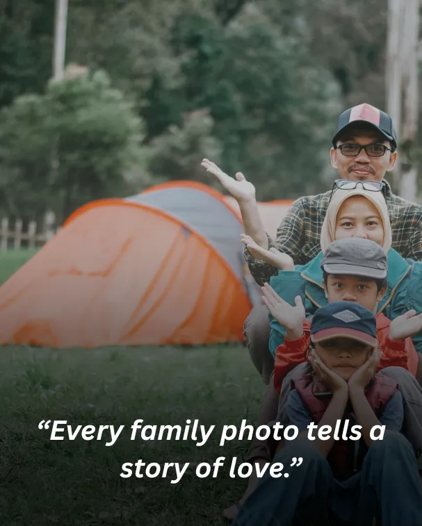 Every family photo tells a story of love.