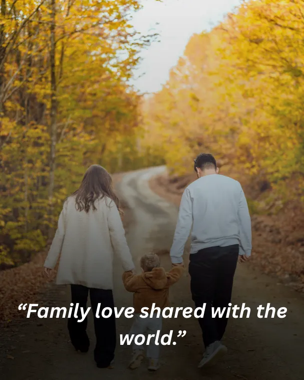 Family love shared with the world.