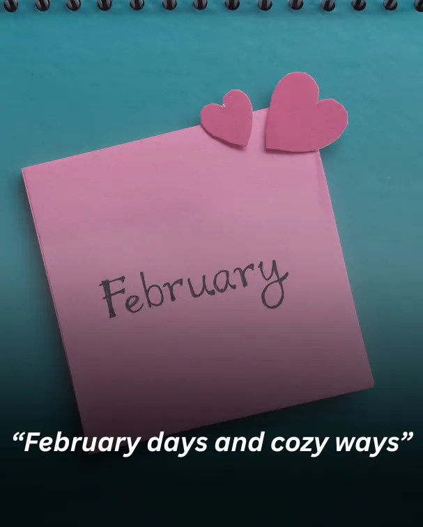 February days and cozy ways.