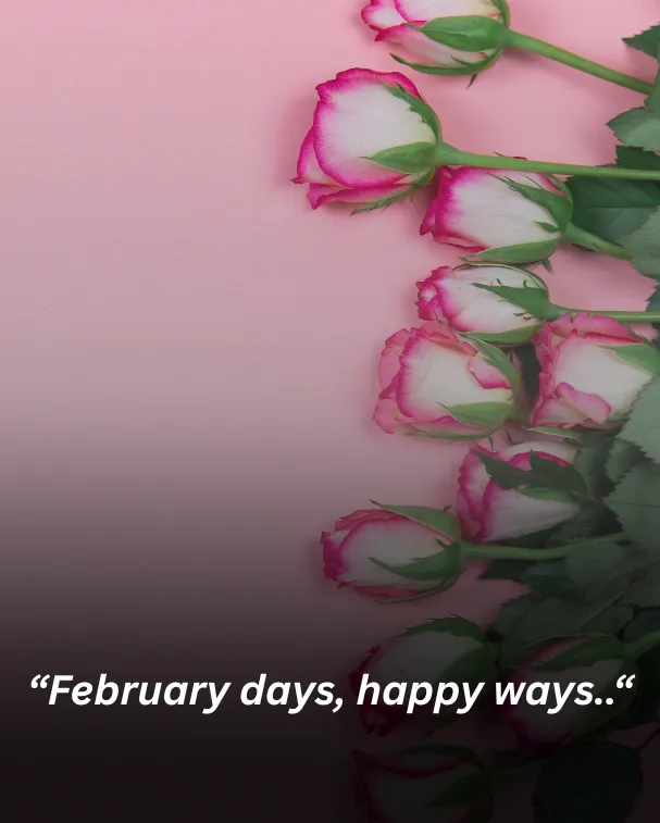 February days, happy ways.