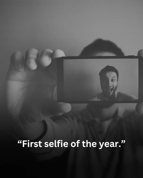 First selfie of the year.