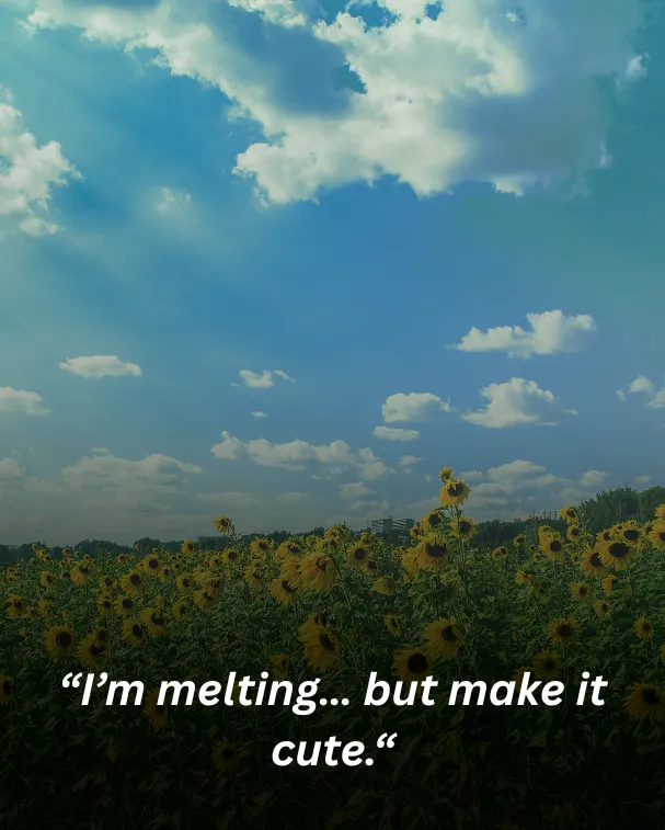 I’m melting… but make it cute.