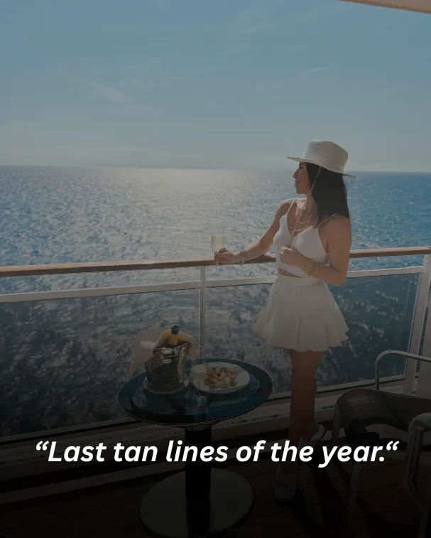 Last tan lines of the year.