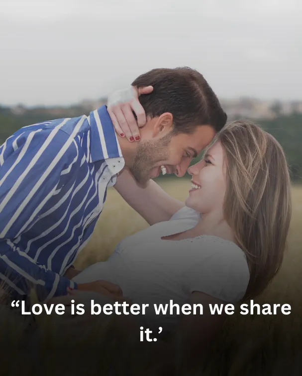 Love is better when we share it.