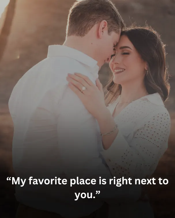 My favorite place is right next to you.