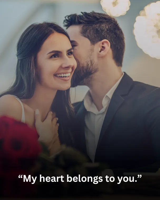 My heart belongs to you.