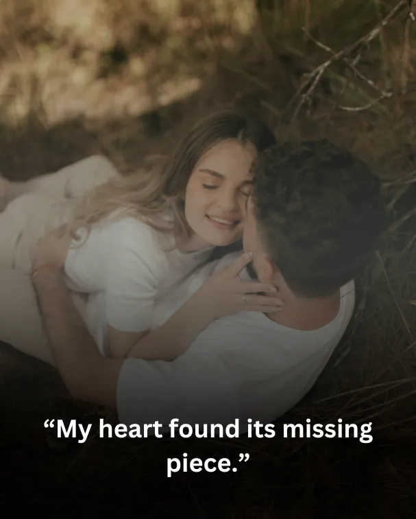 My heart found its missing piece.