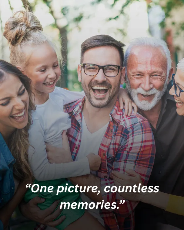 One picture, countless memories.