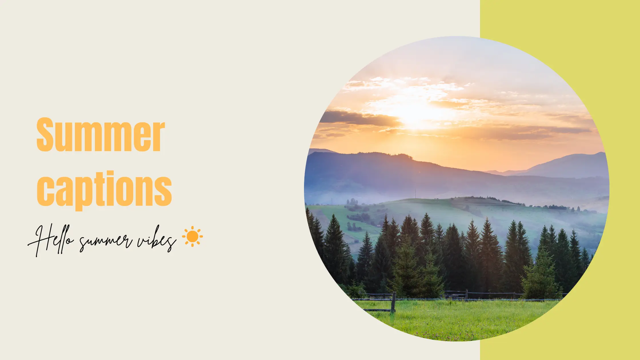 Trendy Summer Captions to Make Your Posts Stand Out