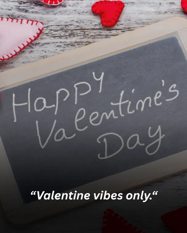 Valentine vibes only.
