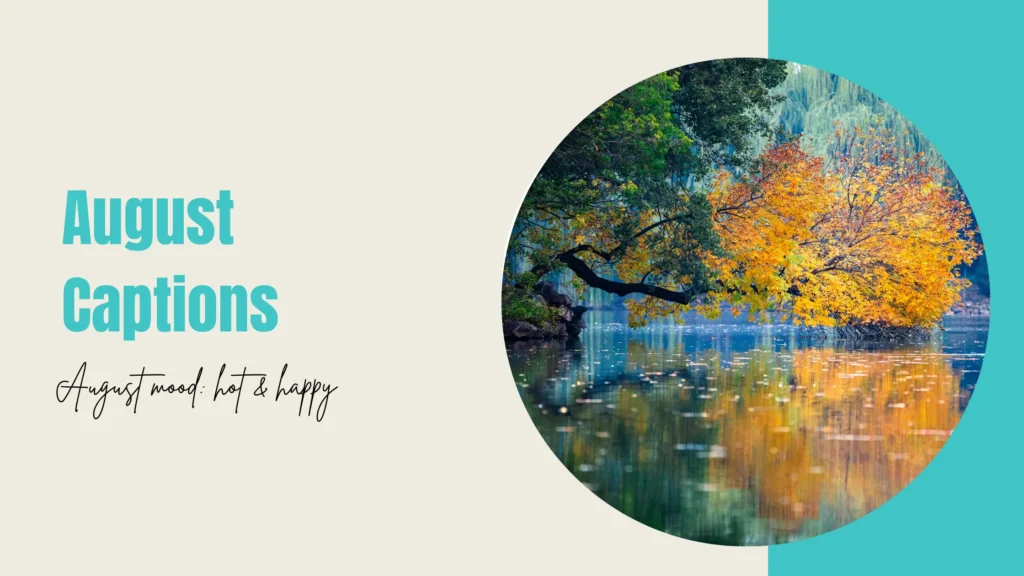 August Captions