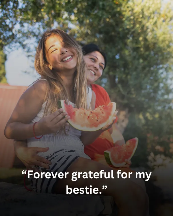 Forever grateful for my bestie.