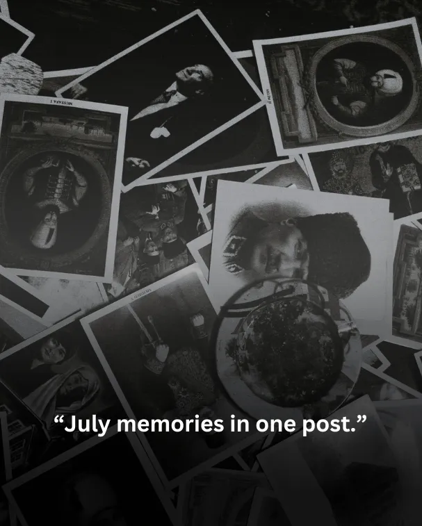 July memories in one post.