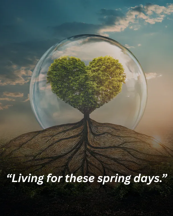 Living for these spring days.