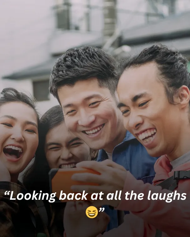 Looking back at all the laughs 😆
