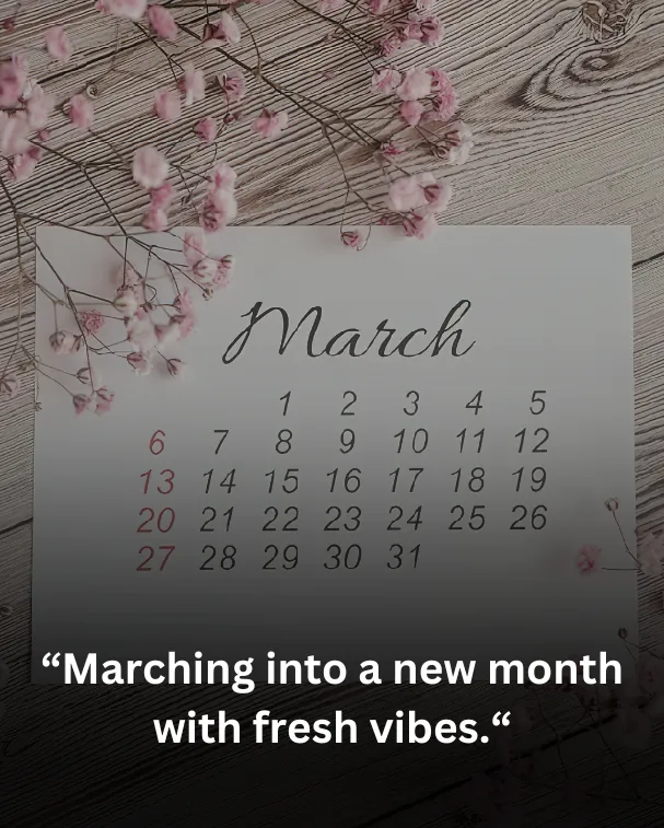 Marching into a new month with fresh vibes.