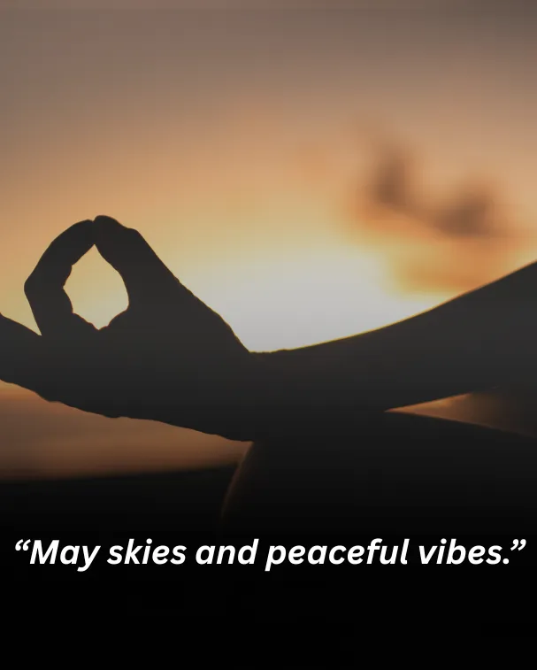 May skies and peaceful vibes.