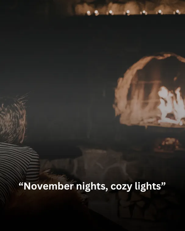 November nights, cozy lights