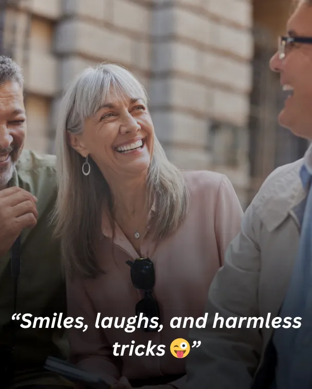 Smiles, laughs, and harmless tricks 😜