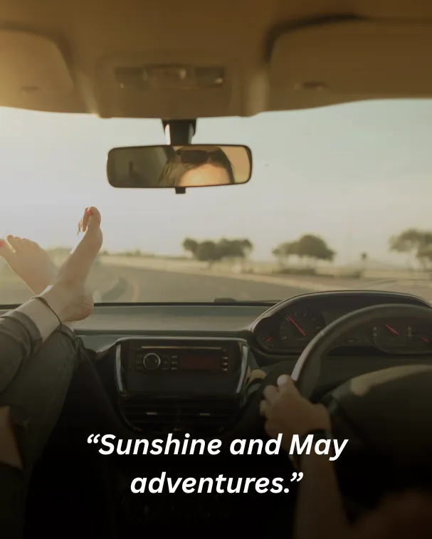 Sunshine and May adventures.