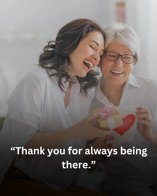 Thank you for always being there.