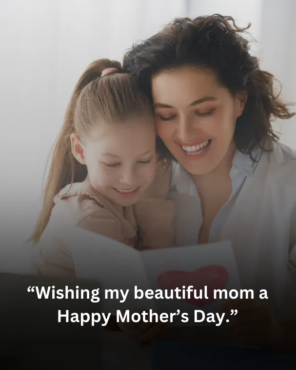 Wishing my beautiful mom a Happy Mother’s Day.