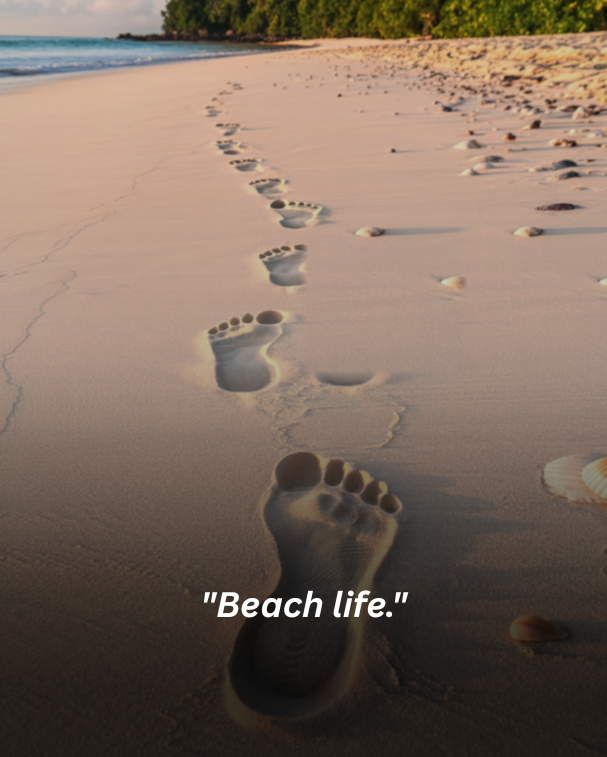 Beach life.
