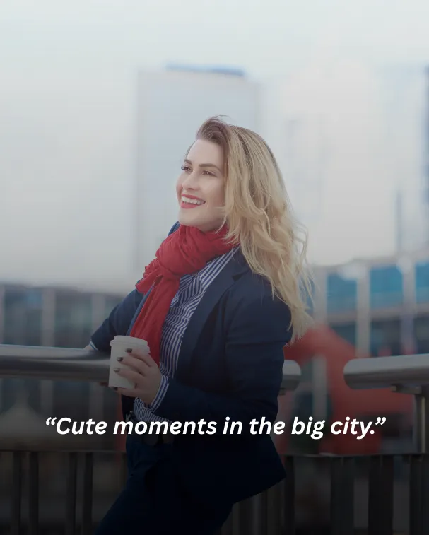 Cute moments in the big city.