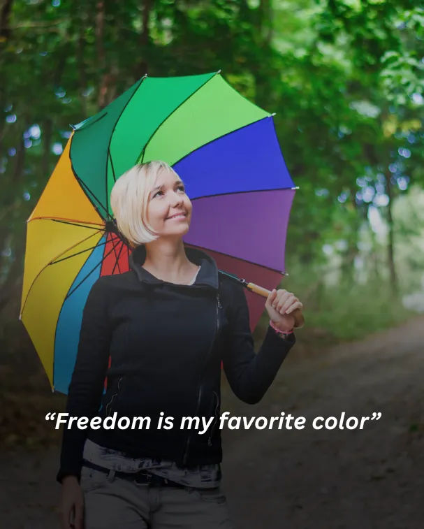 Freedom is my favorite color