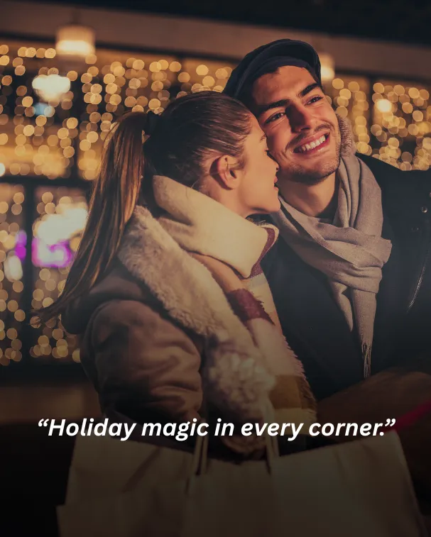 Holiday magic in every corner.