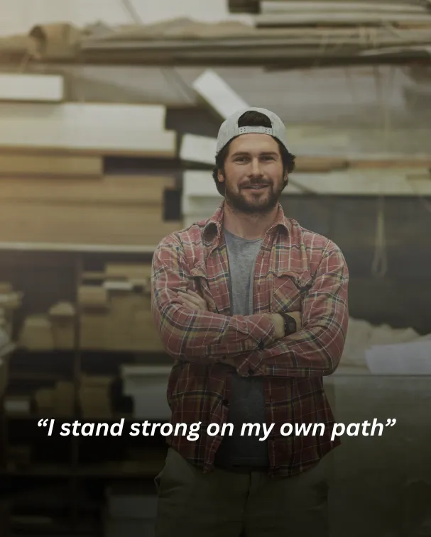 I stand strong on my own path