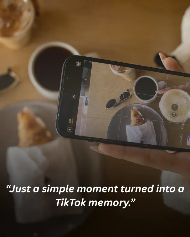 Just a simple moment turned into a TikTok memory.