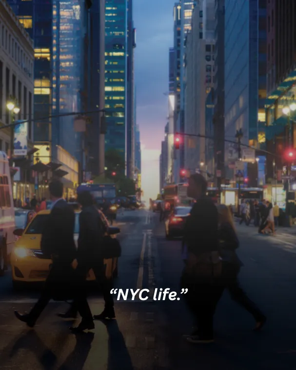 NYC life.