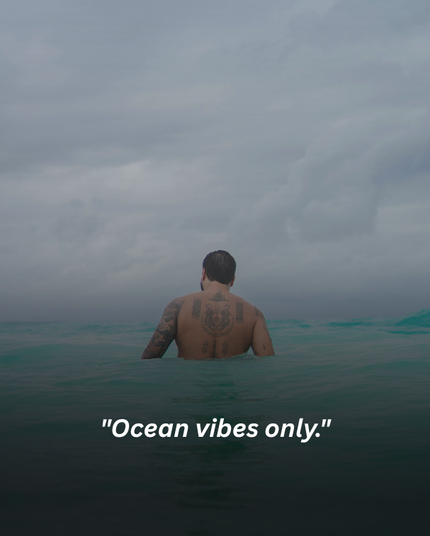 Ocean vibes only.