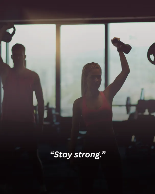 Stay strong.